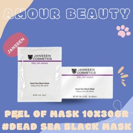 JANSSEN PEEL OF MASK 10X30GR DEAD SEA BLACK MASK